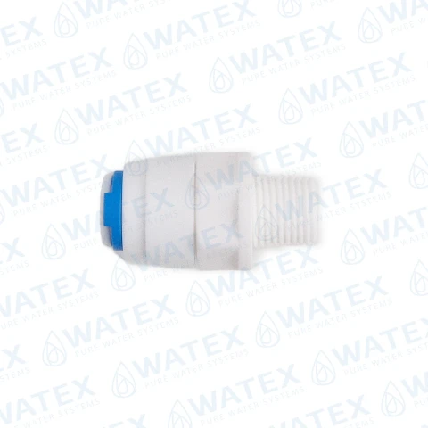 QCF-suoraliitin, 1/4″ putki – 1/8″ ulkokierre