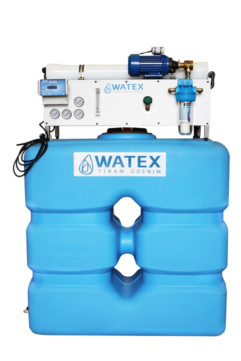 WATEX WRO400 PLUS pöördosmoosisüsteem puhta vee mahutiga