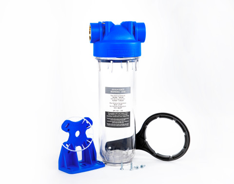 Veefiltri korpus ATLAS FILTRI, ühendus 1/2'', koos kronsteini ja võtmega