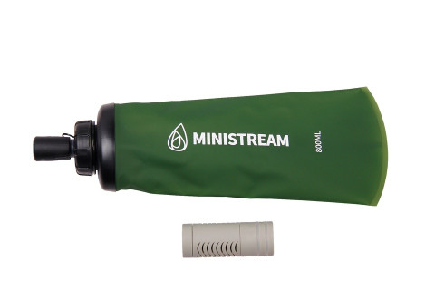 MINISTREAM veefiltriga pudel (800 ml)