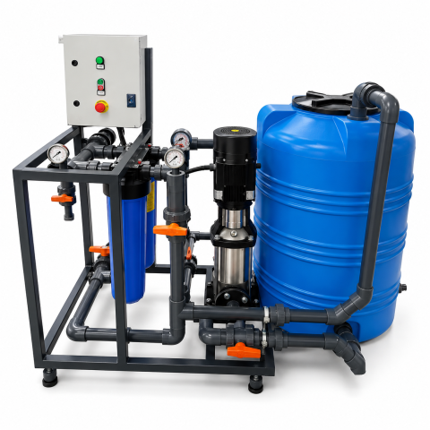 Ecosoft CIP-seade 2.5″ ja 4″ membraansüsteemidele