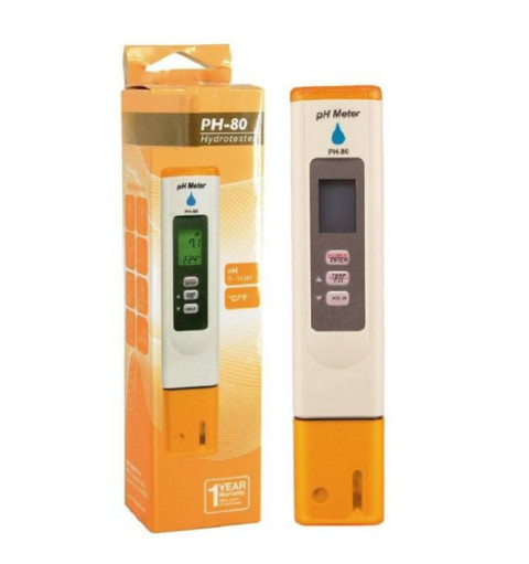 PH-80 pH ja temperatuuri tester