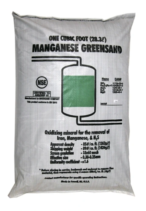 MANGANESE GREENSAND PLUS -mangaanisuodatusmassa (14,15 l:n säkki)