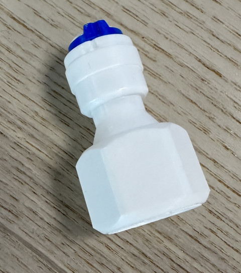 QCF-019C-I sirge ühendus 1/4" toru – 3/8" toru