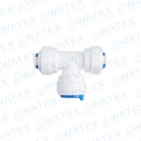 QCF liitmik 1/4" toru – 3/8" toru – 1/8" toru