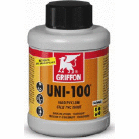 Griffon UNI-100 PVC glue 500 ml with brush