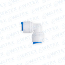 QCF 90° põlv 1/4" toru – 1/4" toru