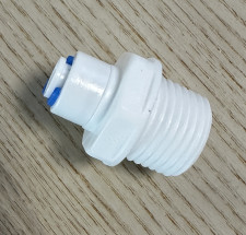 QCF-028-I sirge ühendus 1/2" väliskeere – 1/4" toru